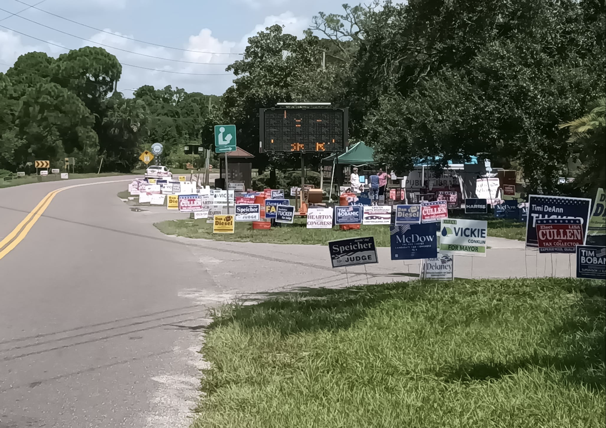 Titusville Mayoral Candidate Vickie Conklin Faces Charges in Election Sign Theft Investigation